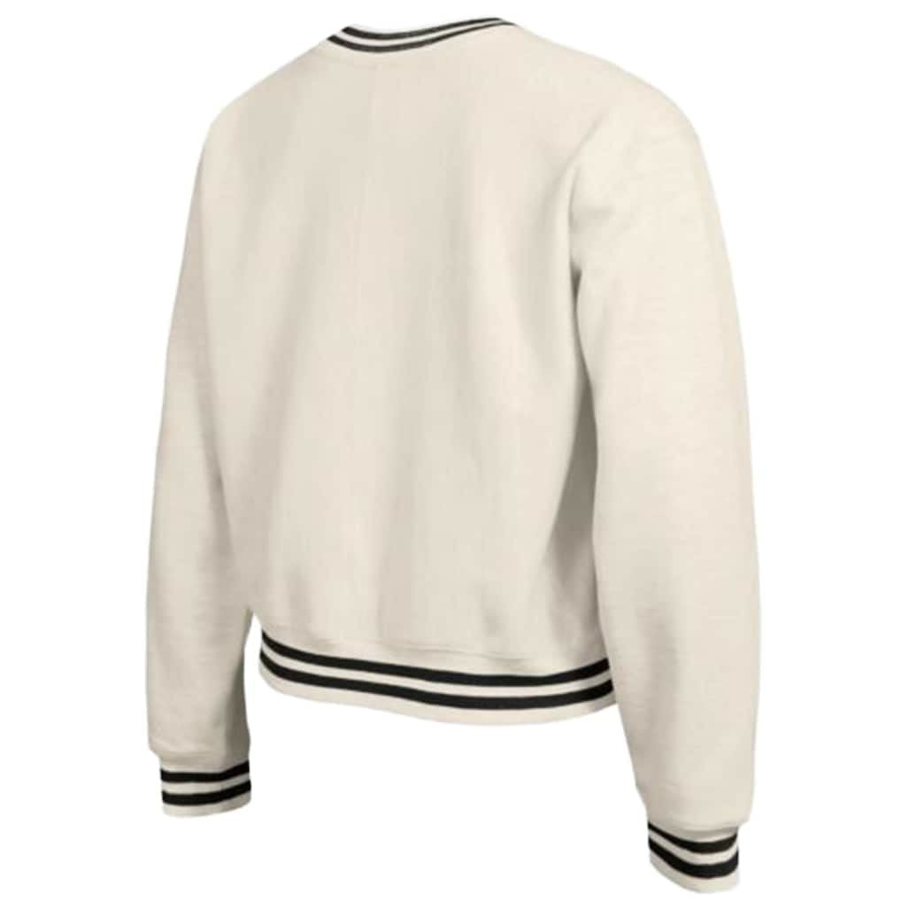 Jacksonville Jaguars Champion Women's Reverse Weave Fleece Sweatshirt - Cream - NFL