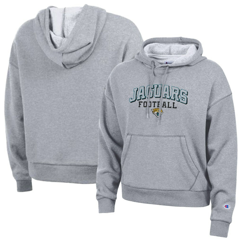 Jacksonville Jaguars Champion Women's Triumph Tri-Blend Hoodie - Gray - NFL