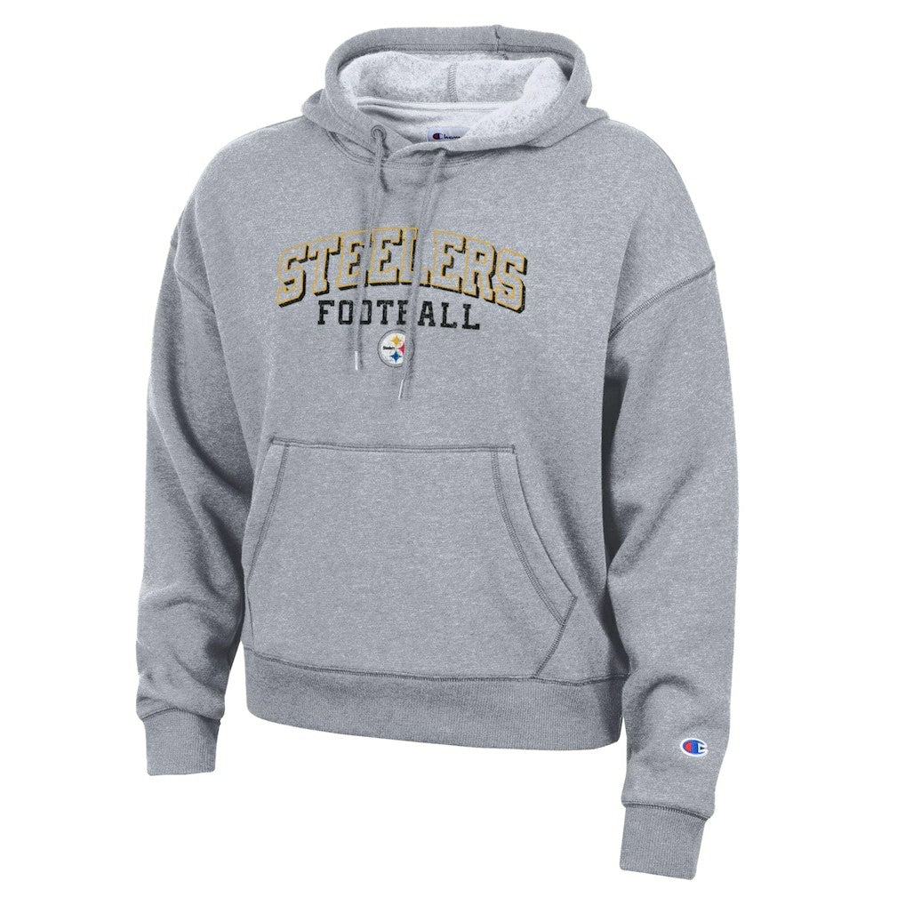 Pittsburgh Steelers Champion Women's Triumph Tri-Blend Hoodie - Gray - NFL