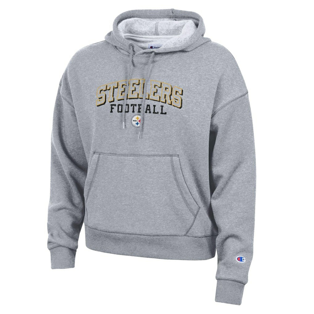 Pittsburgh Steelers Champion Women's Triumph Tri-Blend Hoodie - Gray - NFL