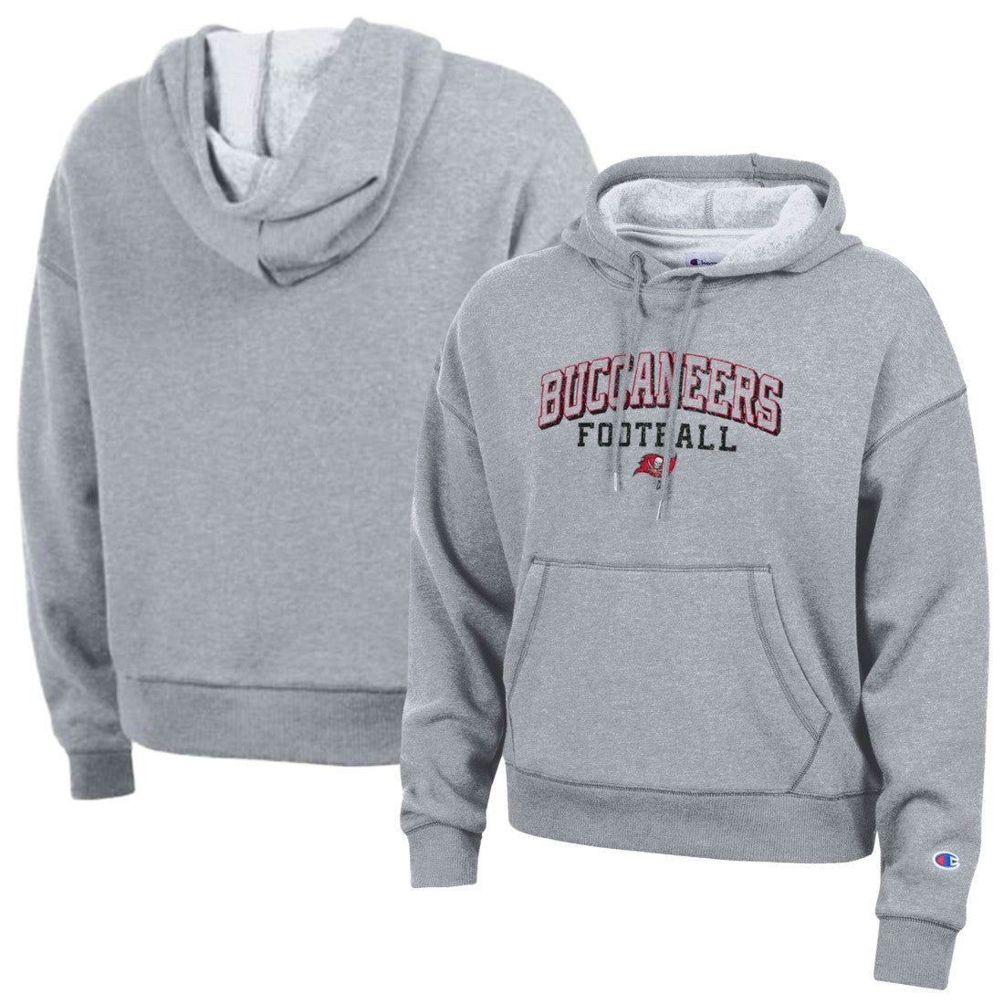Tampa Bay Buccaneers Champion Women's Triumph Tri-Blend Hoodie - Gray - NFL