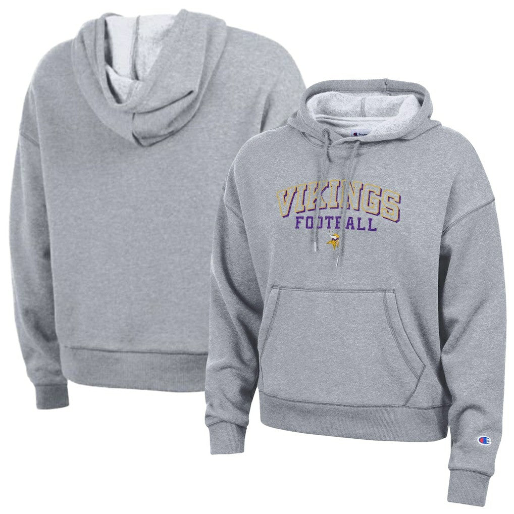 Minnesota Vikings Champion Women's Triumph Tri-Blend Hoodie - Gray - NFL