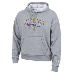 Minnesota Vikings Champion Women's Triumph Tri-Blend Hoodie - Gray - NFL