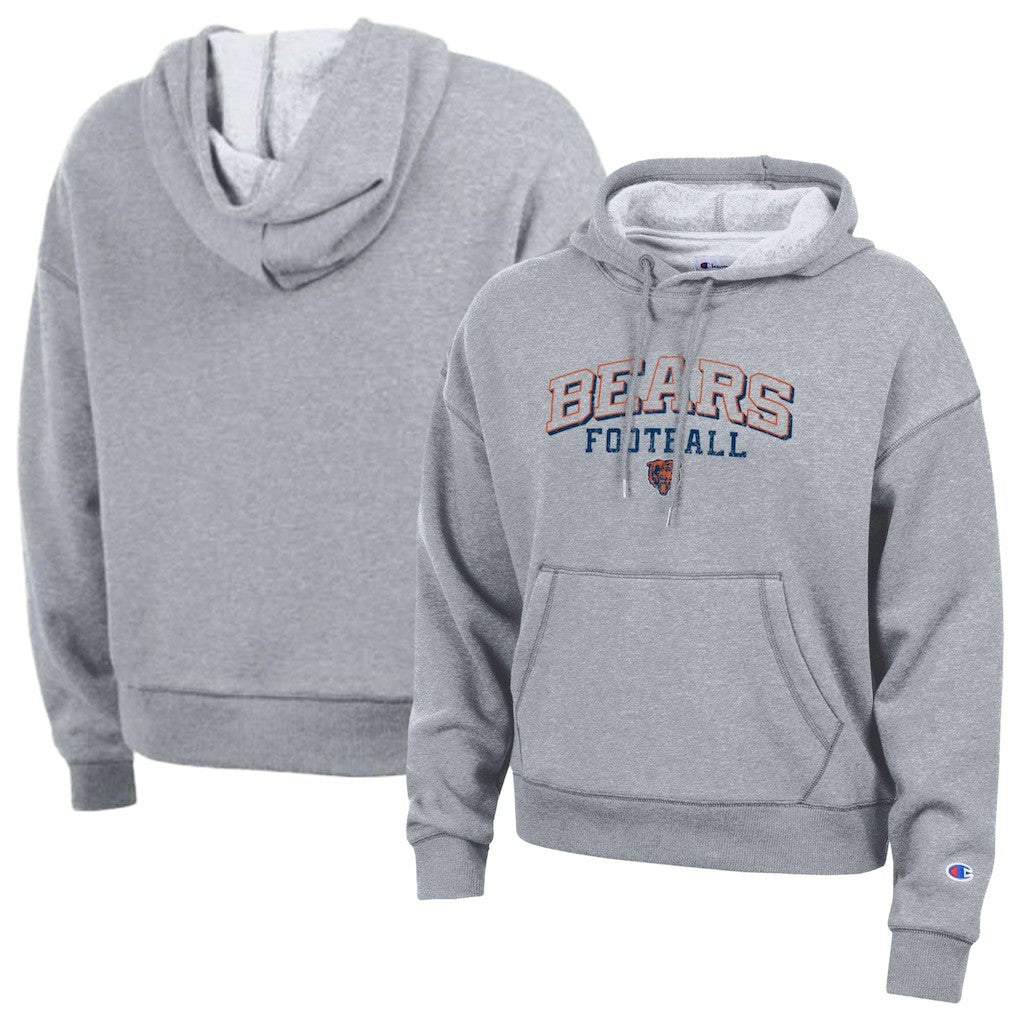 Chicago Bears Champion Women's Triumph Tri-Blend Hoodie - Gray - NFL