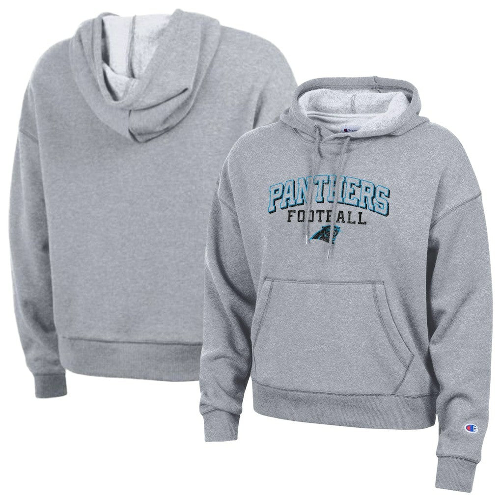 Carolina Panthers Champion Women's Triumph Tri-Blend Hoodie - Gray - NFL