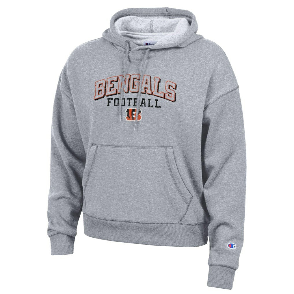 Cincinnati Bengals Champion Women's Triumph Tri-Blend Hoodie - Gray - NFL