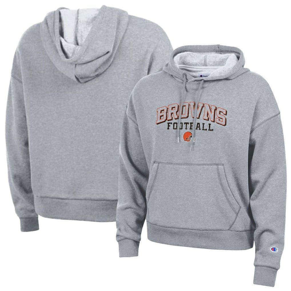 Cleveland Browns Champion Women's Triumph Tri-Blend Hoodie - Gray - NFL