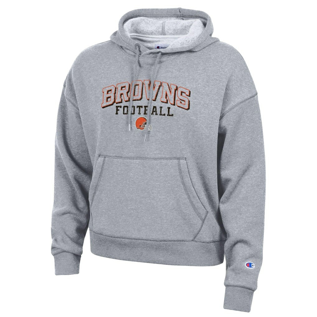 Cleveland Browns Champion Women's Triumph Tri-Blend Hoodie - Gray - NFL