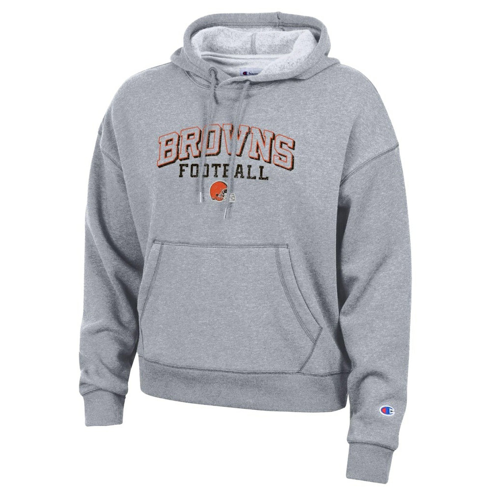Cleveland Browns Champion Women's Triumph Tri-Blend Hoodie - Gray - NFL
