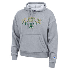 Green Bay Packers Champion Women's Triumph Tri-Blend Hoodie - Gray - NFL
