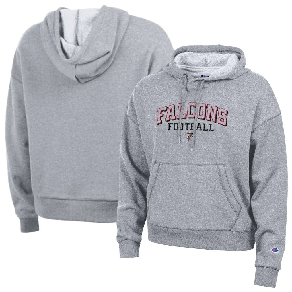 Atlanta Falcons Champion Women's Triumph Tri-Blend Hoodie - Gray - NFL