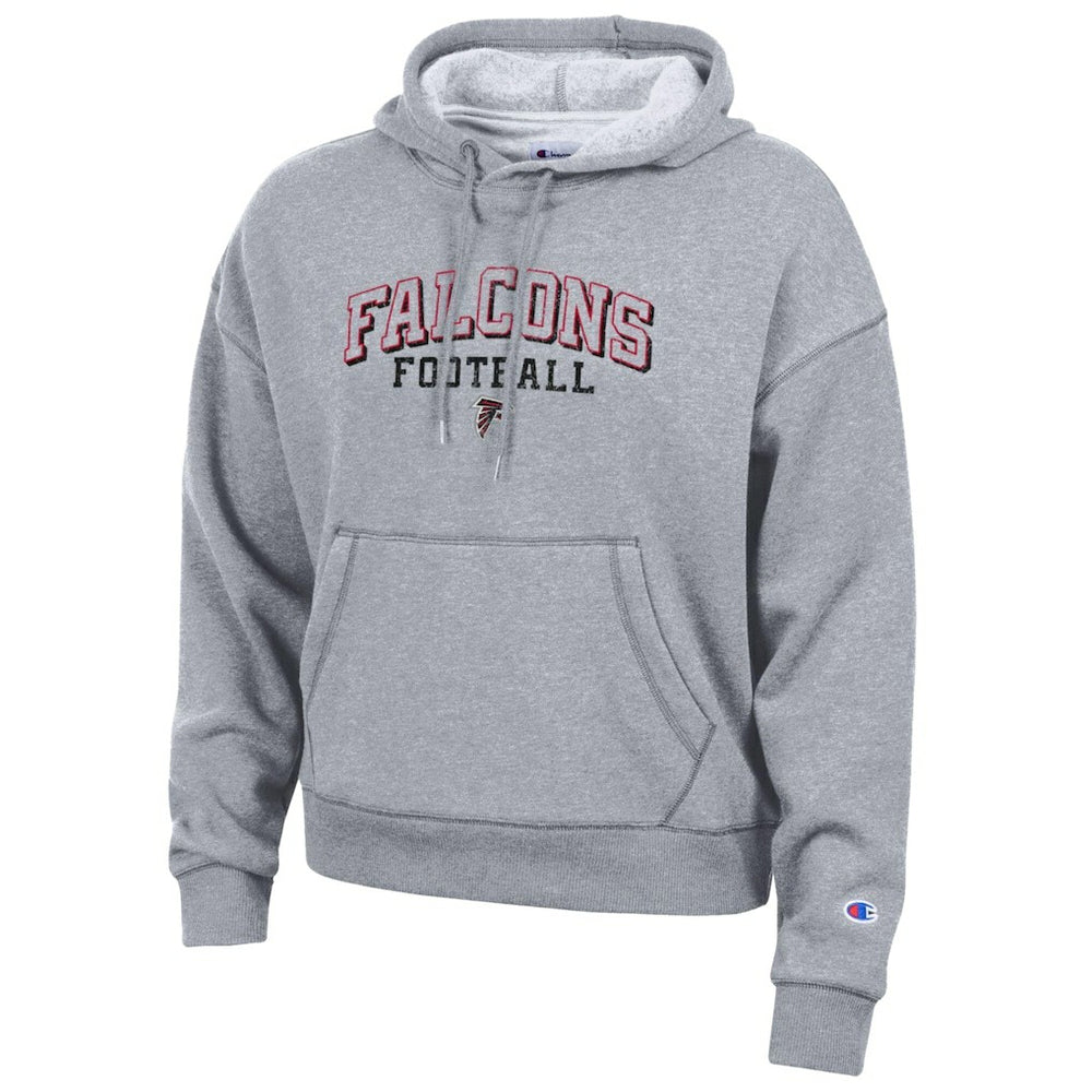 Atlanta Falcons Champion Women's Triumph Tri-Blend Hoodie - Gray - NFL