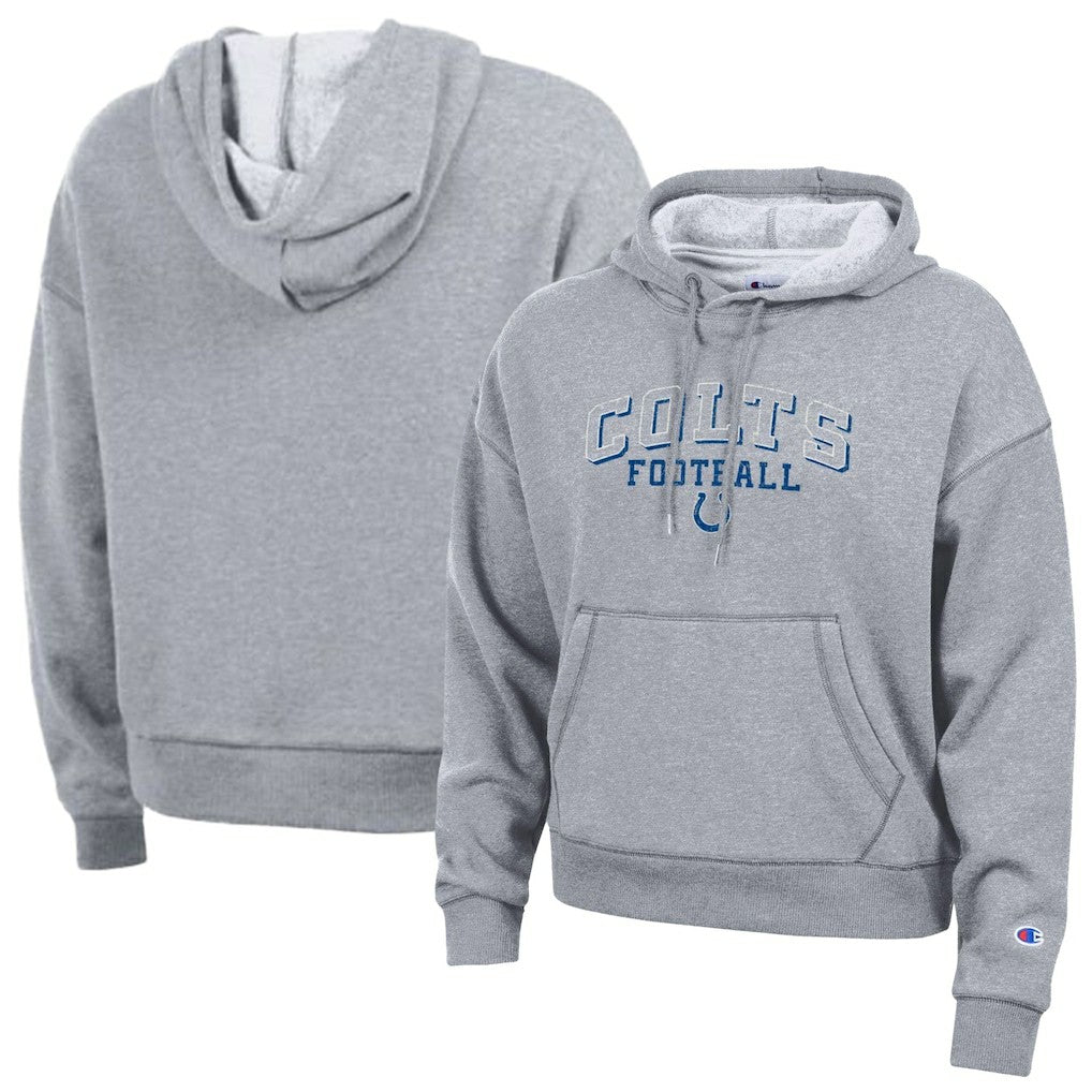 Indianapolis Colts Champion Women's Triumph Tri-Blend Hoodie - Gray - NFL