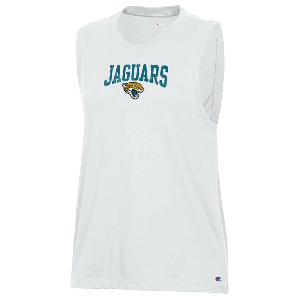 Jacksonville Jaguars Champion Women's Muscle Tank Top - White - NFL