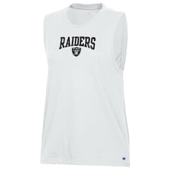 Las Vegas Raiders Champion Women's Muscle Tank Top - White - NFL