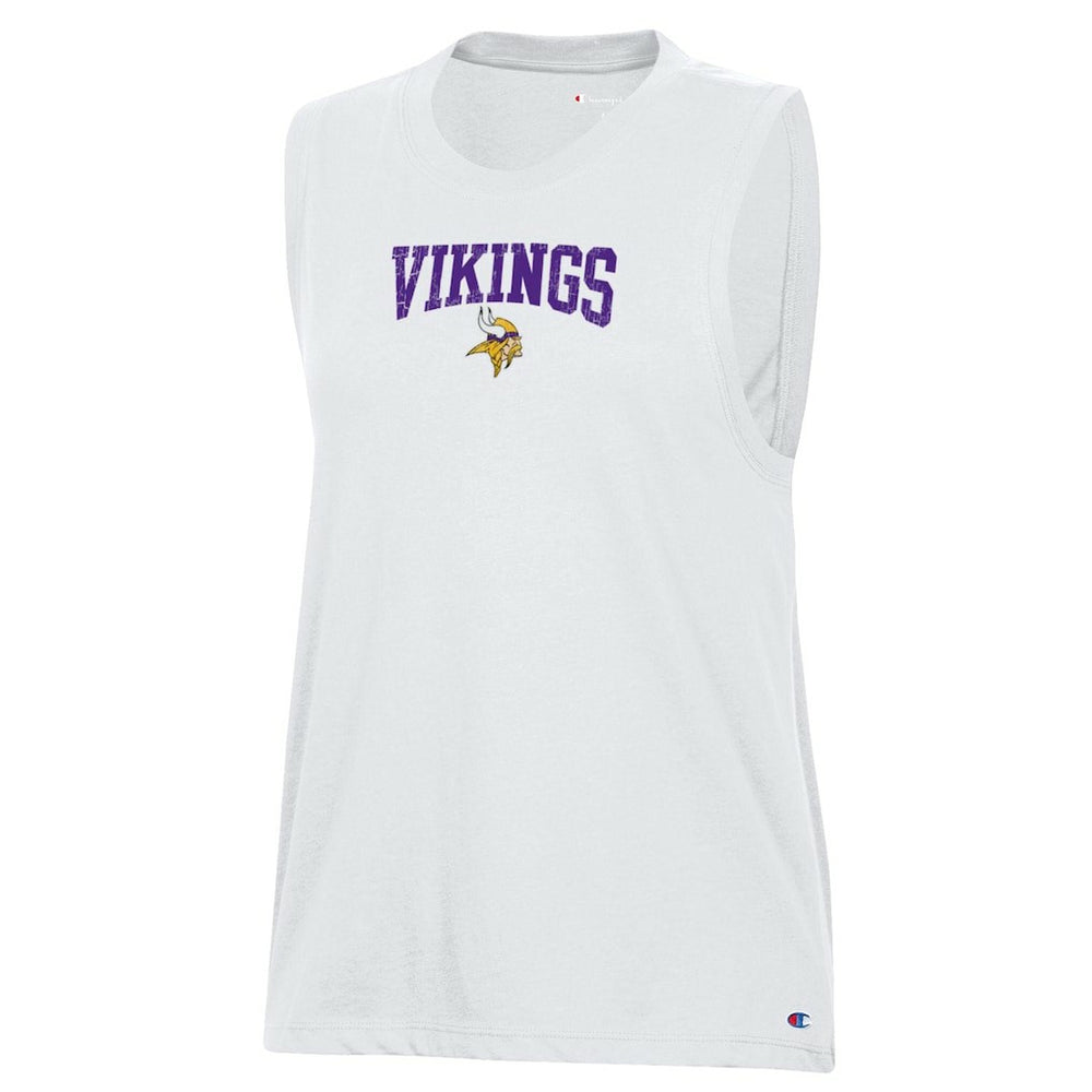 Minnesota Vikings Champion Women's Muscle Tank Top - White - NFL
