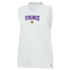 Minnesota Vikings Champion Women's Muscle Tank Top - White - NFL