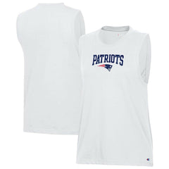 New England Patriots Champion Women's Muscle Tank Top - White - NFL
