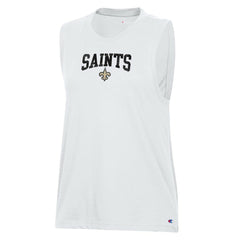 New Orleans Saints Champion Women's Muscle Tank Top - White - NFL