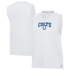 Indianapolis Colts Champion Women's Muscle Tank Top - White - NFL