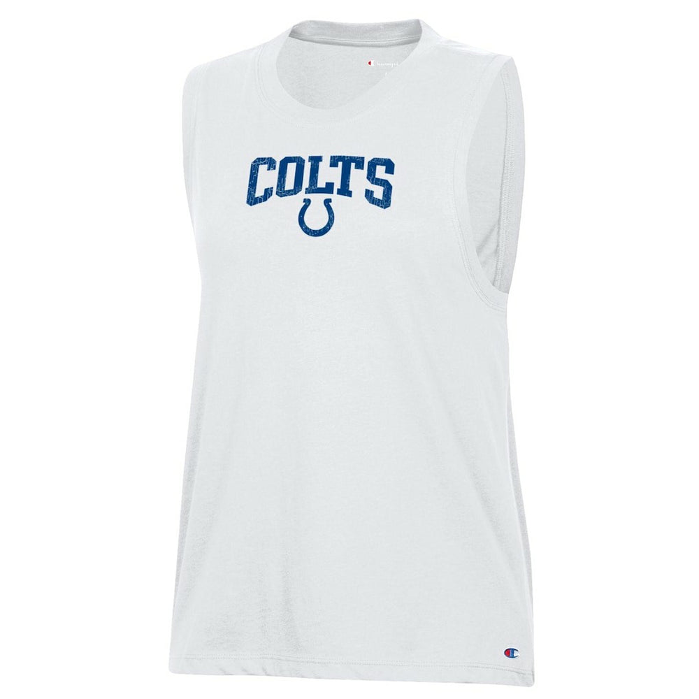 Indianapolis Colts Champion Women's Muscle Tank Top - White - NFL
