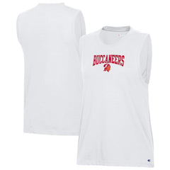 Tampa Bay Buccaneers Champion Women's Muscle Tank Top - White - NFL