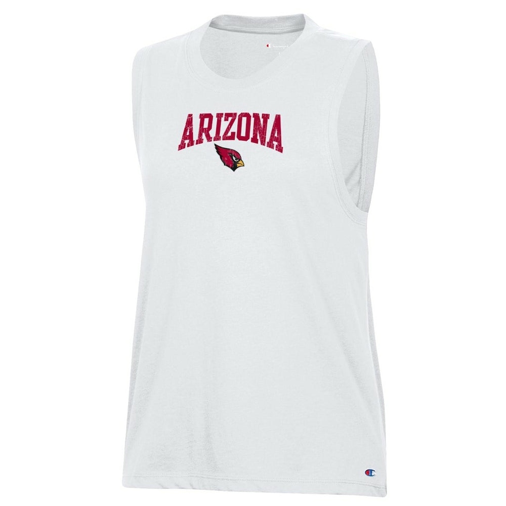 Arizona Cardinals Champion Women's Muscle Tank Top - White - NFL