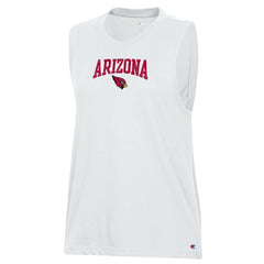 Arizona Cardinals Champion Women's Muscle Tank Top - White - NFL