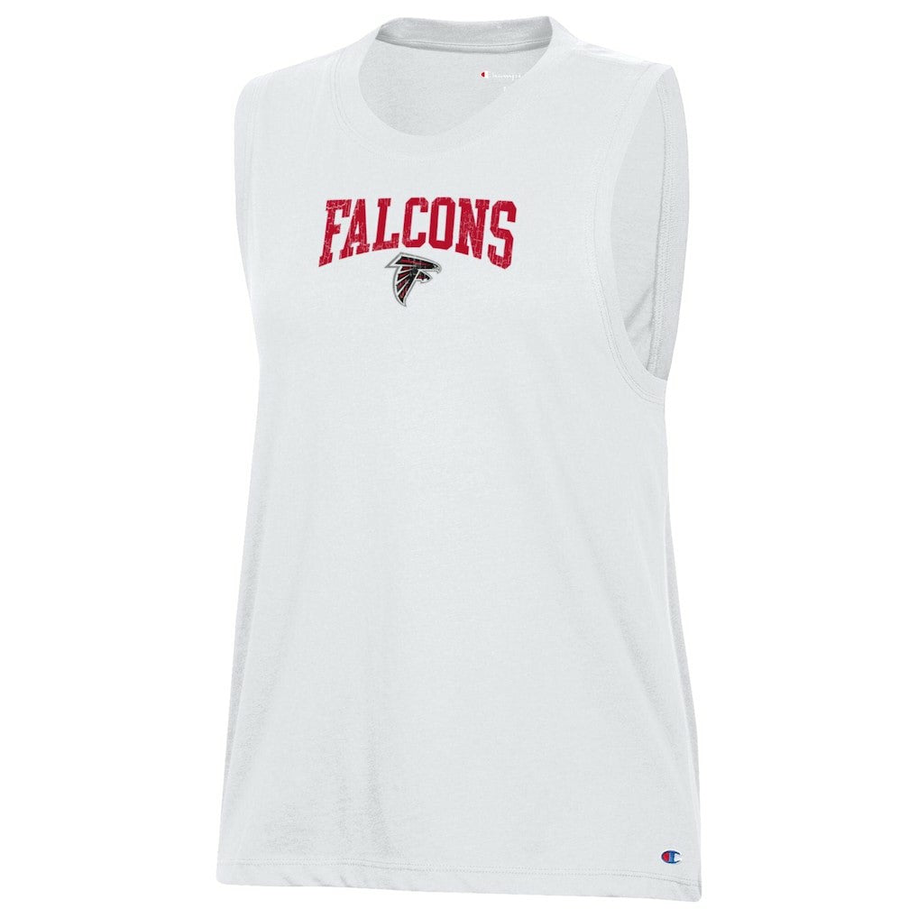Atlanta Falcons Champion Women's Muscle Tank Top - White - NFL