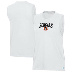 Cincinnati Bengals Champion Women's Muscle Tank Top - White - NFL
