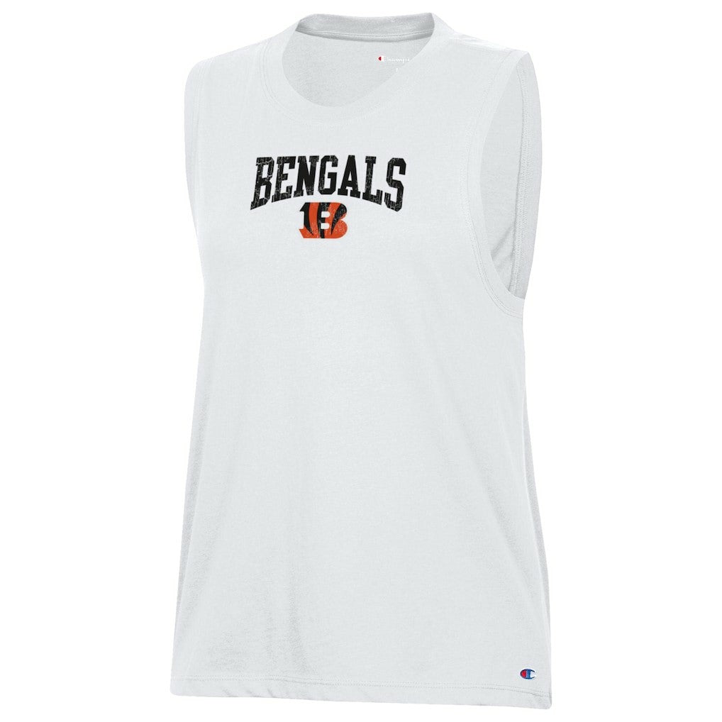Cincinnati Bengals Champion Women's Muscle Tank Top - White - NFL