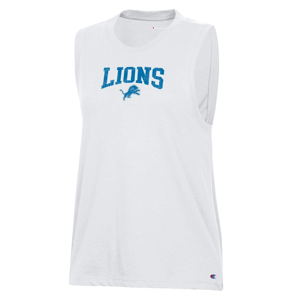 Detroit Lions Champion Women's Muscle Tank Top - White - NFL