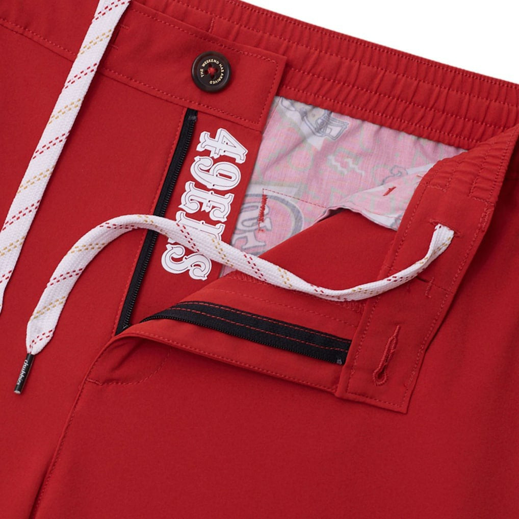 San Francisco 49ers Chubbies Everywear Shorts - Cardinal - NFL