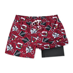 Arizona Cardinals Chubbies Game Day Fit Classic Lined Swim Trunks - Cardinal - NFL