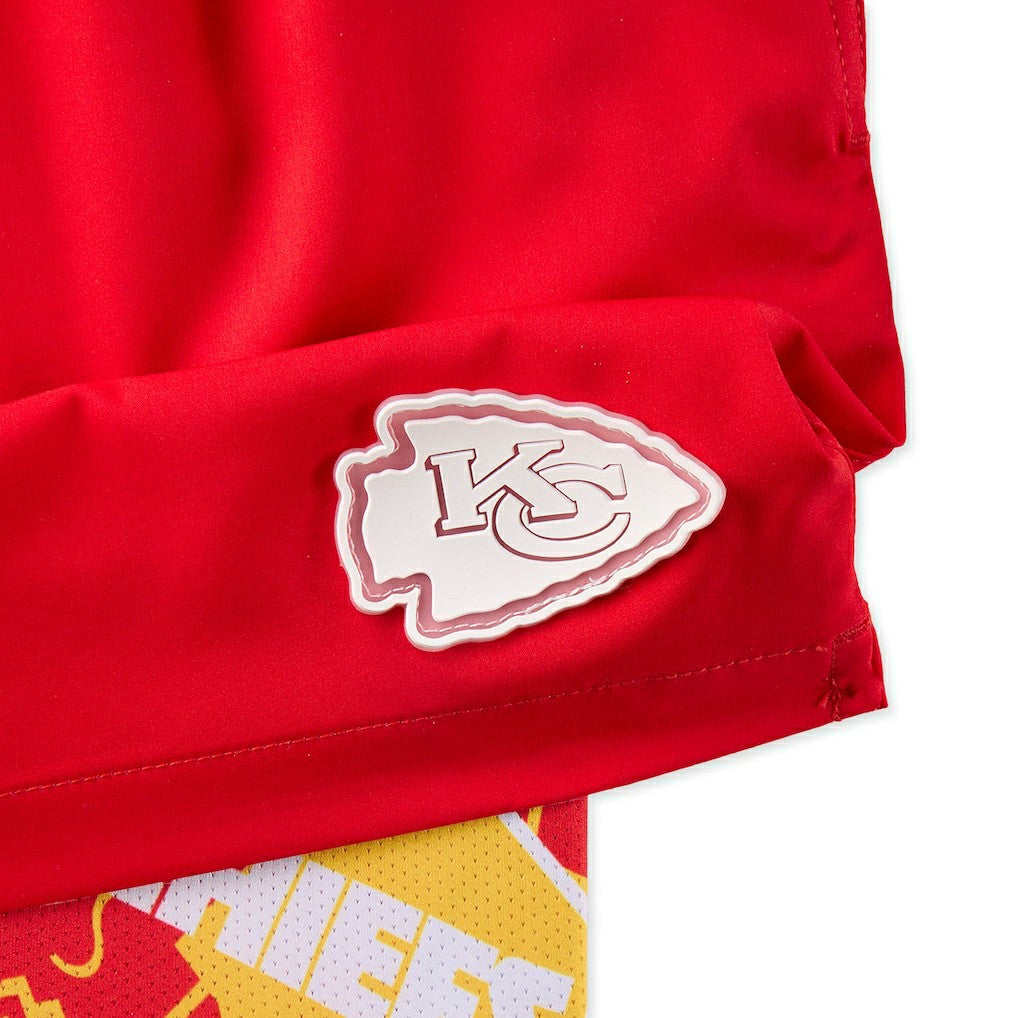 Kansas City Chiefs Chubbies The Secret Lined Swim Trunks - Red - NFL