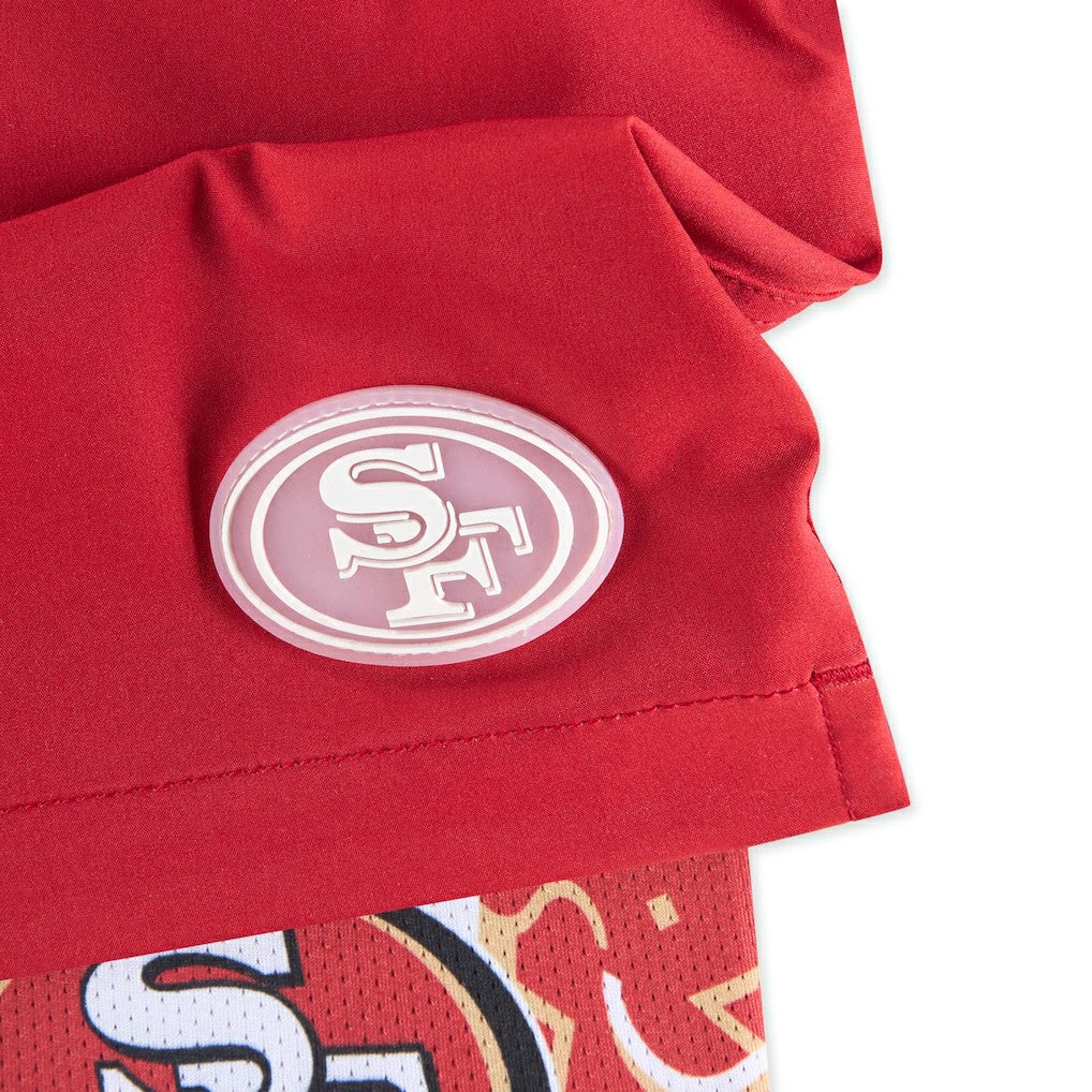 San Francisco 49ers Chubbies The Secret Lined Swim Trunks - Cardinal - NFL
