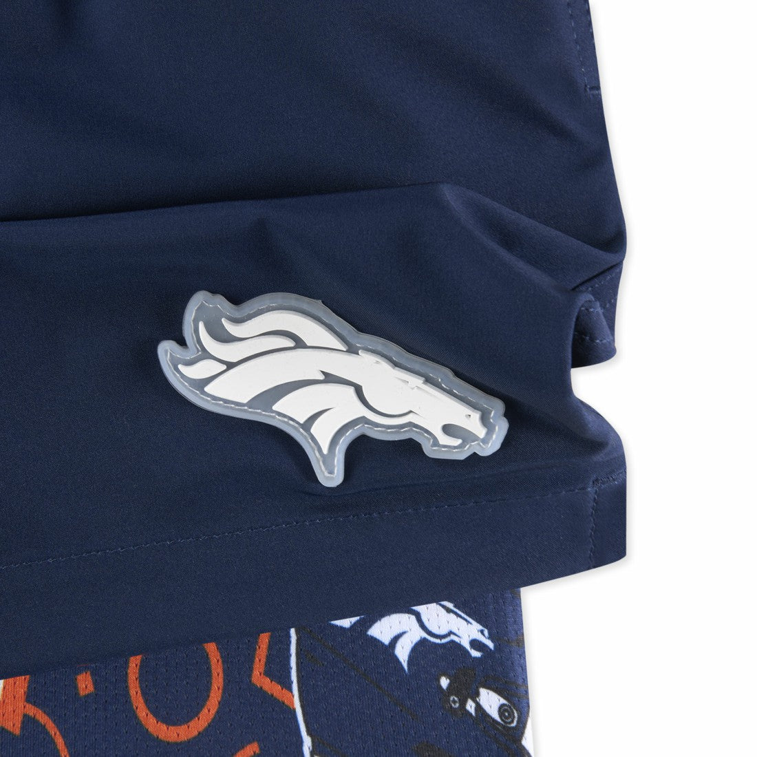 Denver Broncos Chubbies The Secret Lined Swim Trunks - Navy - NFL