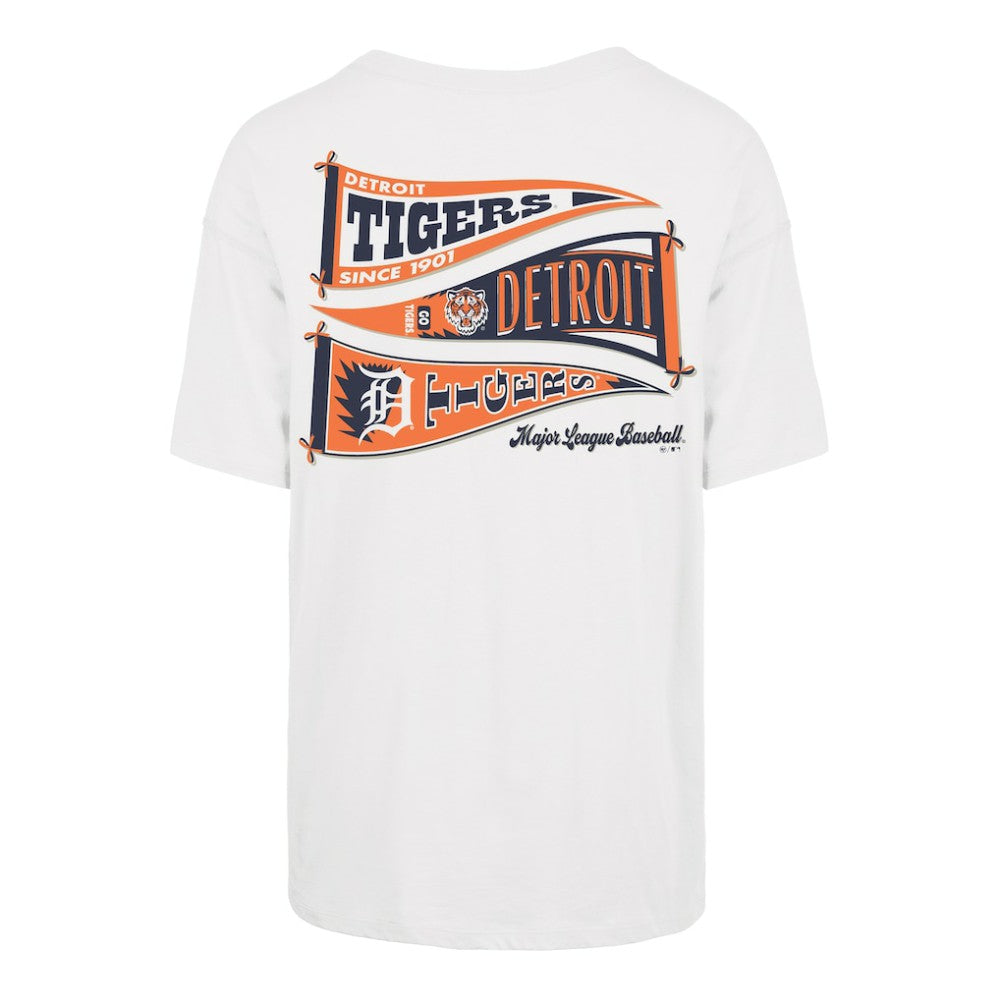 Detroit Tigers '47 Women's Bow & Banner Sadie T-Shirt for sale