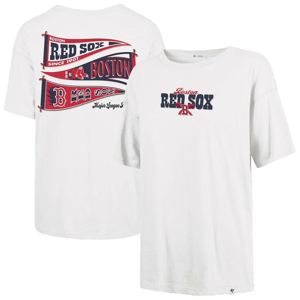 Boston Red Sox '47 Women's Bow & Banner Sadie T-Shirt Sale