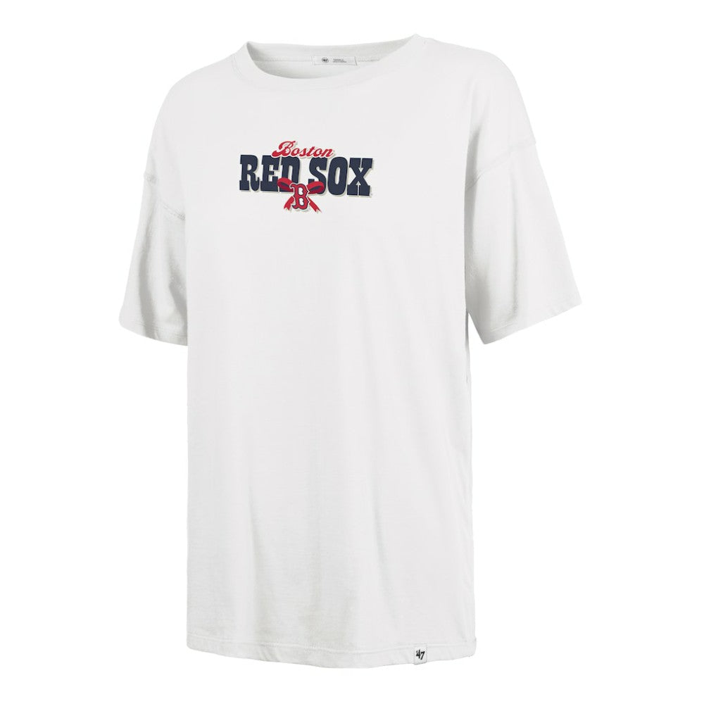 Boston Red Sox '47 Women's Bow & Banner Sadie T-Shirt Sale