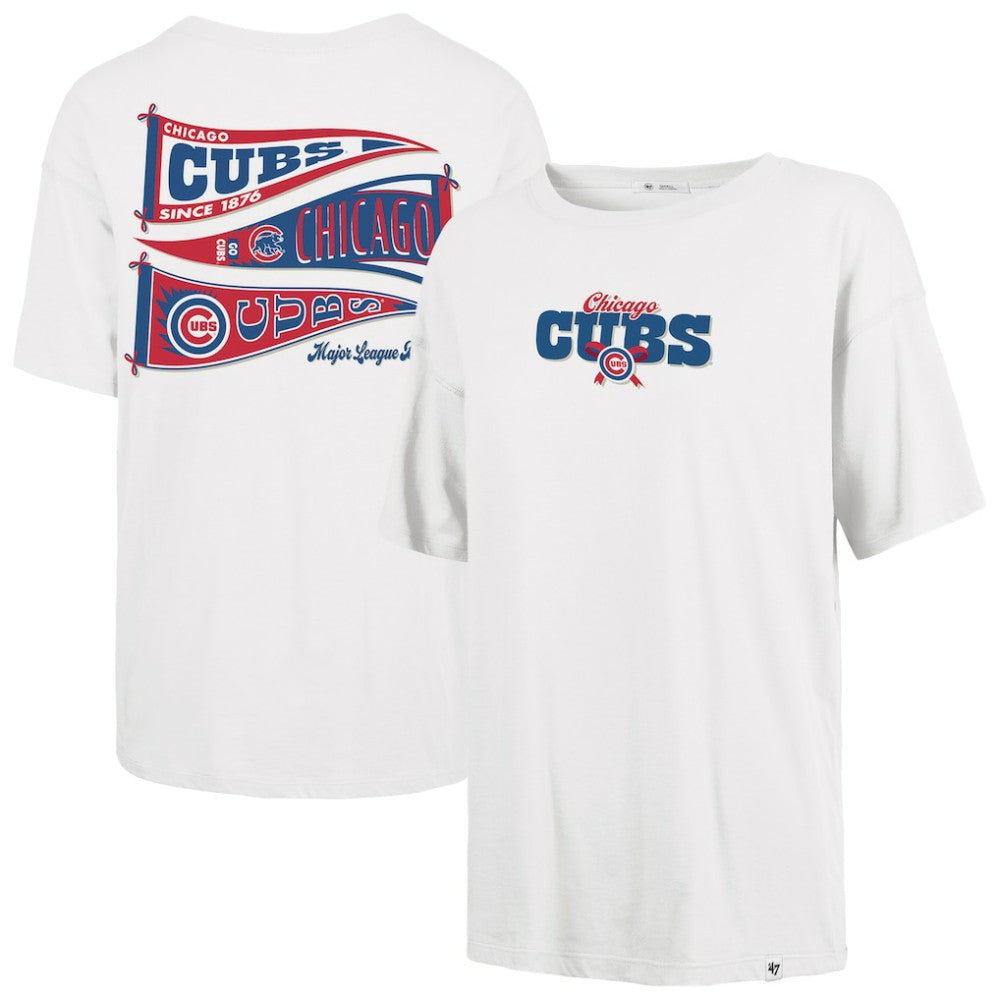 Chicago Cubs '47 Women's Bow & Banner Sadie T-Shirt Outlet