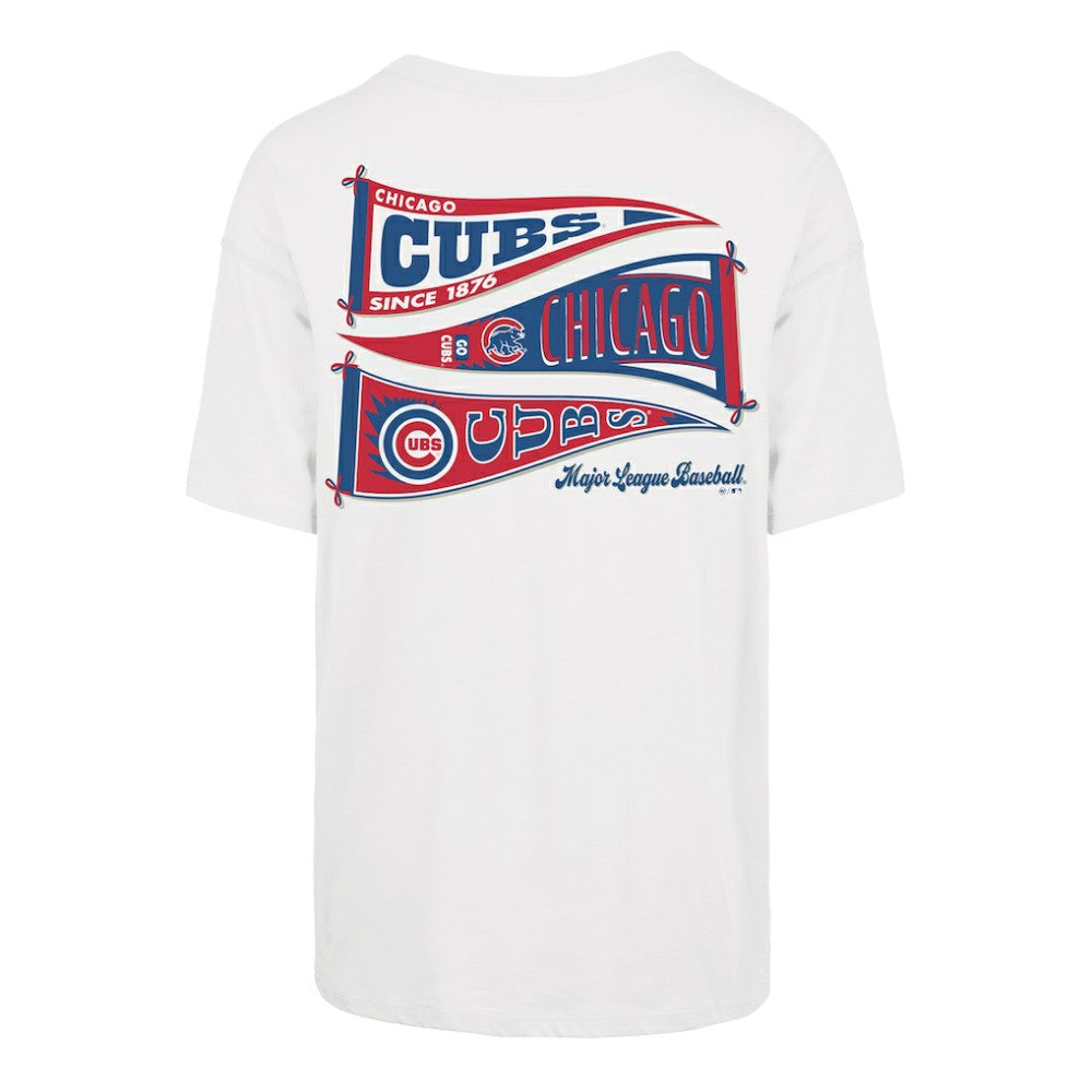 Chicago Cubs '47 Women's Bow & Banner Sadie T-Shirt Outlet