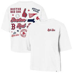 Boston Red Sox '47 Women's Collage Script Reed City T-Shirt Outlet