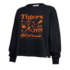 Detroit Tigers '47 Women's Team Collage Sydney Long Sleeve T-Shirt Sale