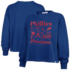 Philadelphia Phillies '47 Women's Team Collage Sydney Long Sleeve T-Shirt Discount