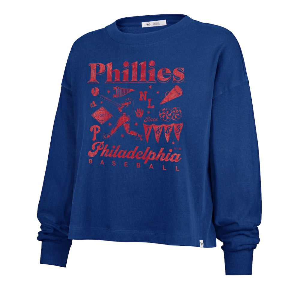 Philadelphia Phillies '47 Women's Team Collage Sydney Long Sleeve T-Shirt Discount