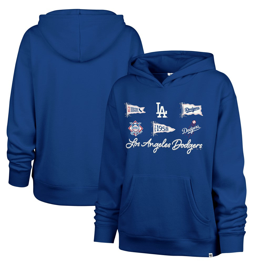 Los Angeles Dodgers '47 Women's Bow & Banners Naomi Hoodie for sale