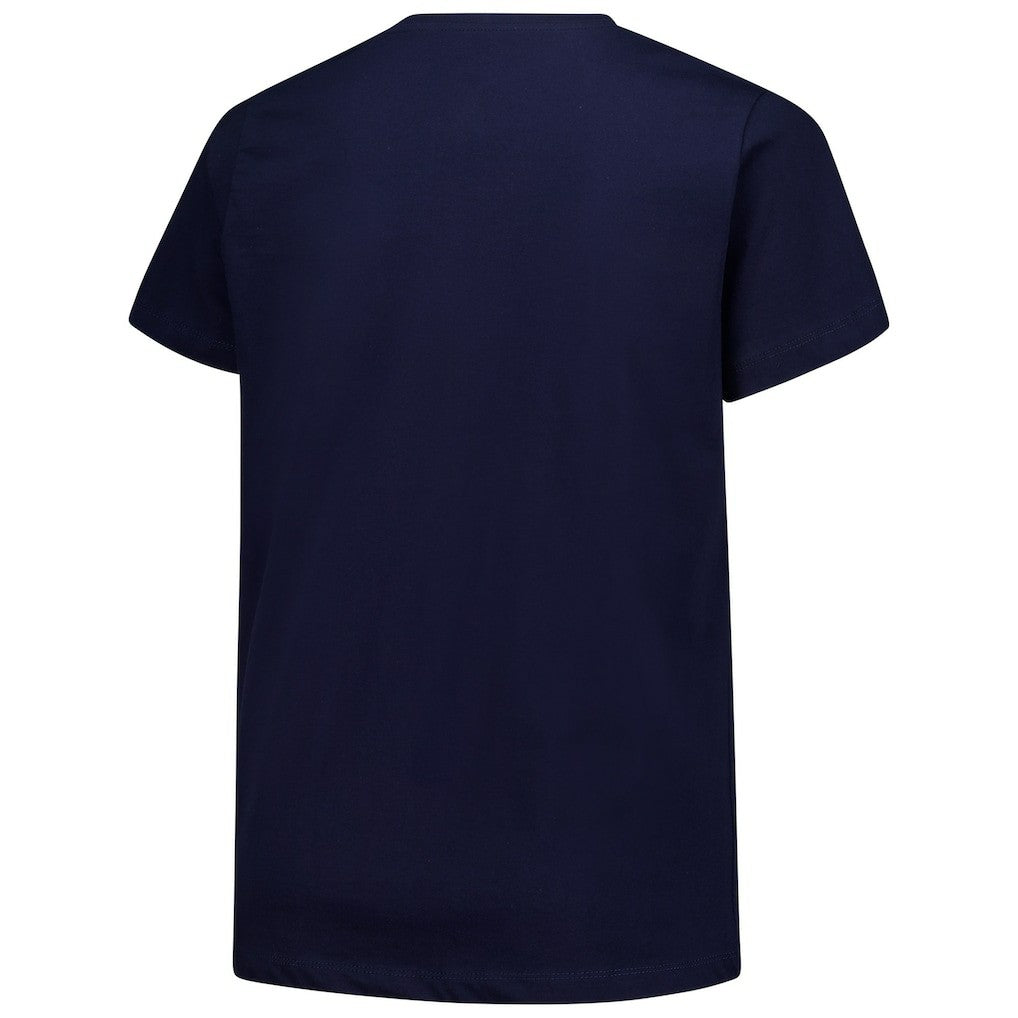 Chicago Bears Women's Plus Size Arch Over Logo V-Neck T-Shirt - Navy - Fanatics