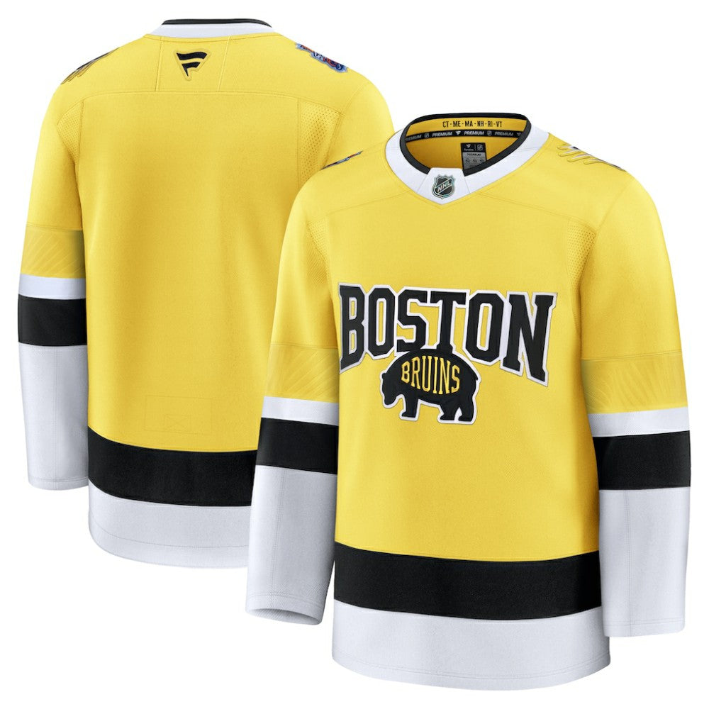 Boston Bruins Fanatics 2026 NHL Stadium Series Premium Jersey - Gold | Fanatics Clearance