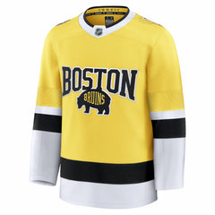Boston Bruins Fanatics 2026 NHL Stadium Series Premium Custom Jersey - Gold | Fanatics Lifestyle